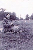 059 May Norris at Cricket Field